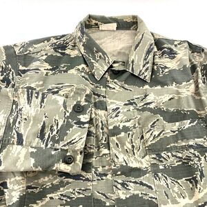 US Air Force Airman Battle Uniform ABU Jacket Digital Tiger Camo 44L Civil Air